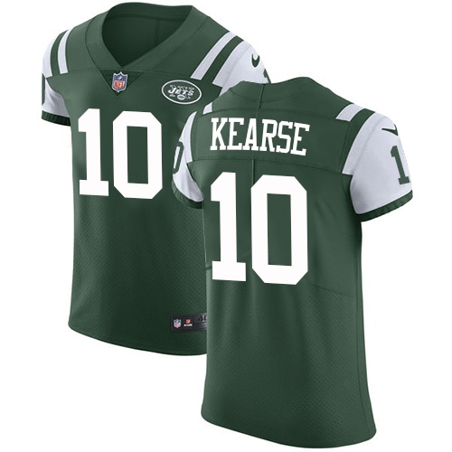 Nike Jets #10 Jermaine Kearse Green Team Color Men's Stitched NFL Vapor Untouchable Elite Jersey
